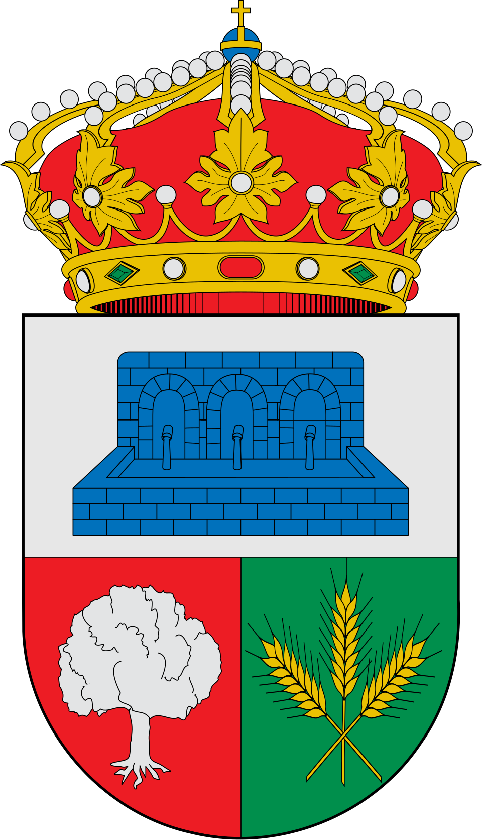 Escudo de Fuentesaúco de Fuentidueña