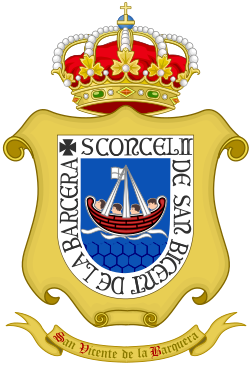 Escudo de 
<span>San vicente de la barquera</span>

