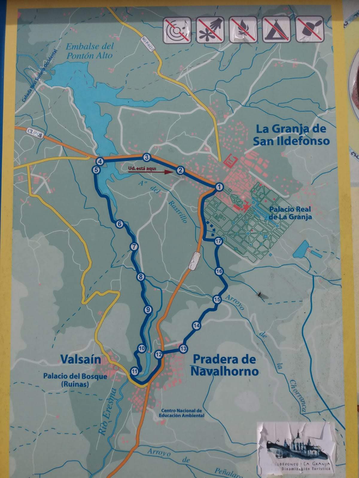Sendero de los Reales Sitios a Valsaín
