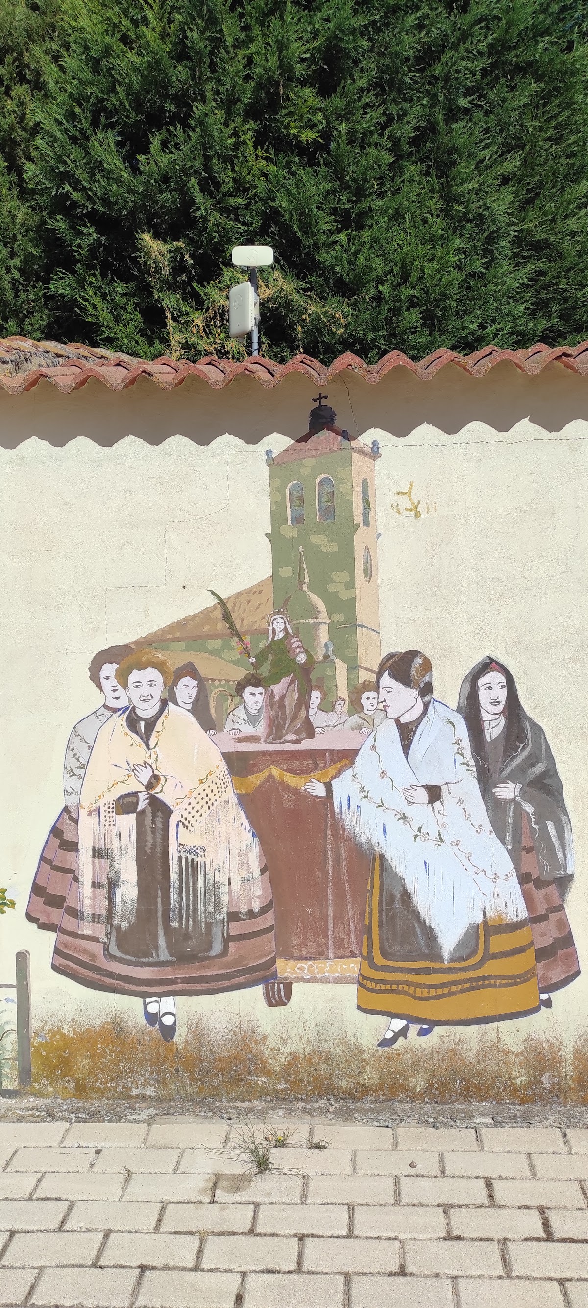 Mural "Segovianas y aguedesas de Bernuy"